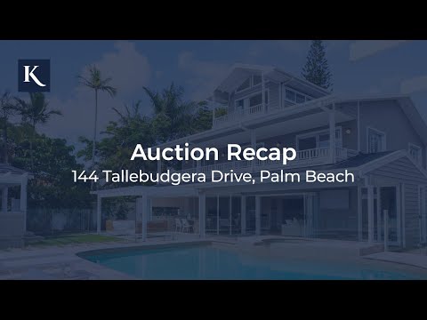 Auction Recap 144 Tallebudgera Drive, Palm Beach| Gold Coast Real Estate | Queensland | Kollosche